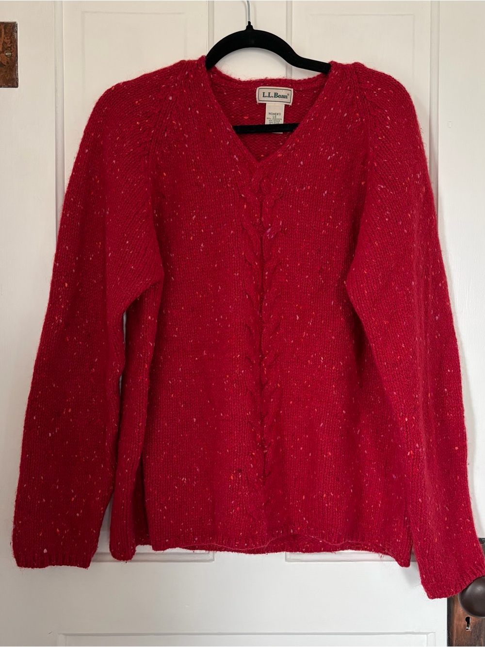 L.L. Bean V-Neck Wool Sweater